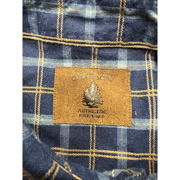 St.John's Bay Blue Plaid Casual Button Down Shirt Men's XXL - Picture 4 of 7
